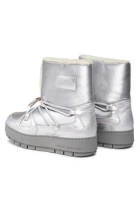 TOMMY HILFIGER - Tommy Hilfiger Śniegowce Tommy Essential Silver Snowboot FW0FW07506 Szary. Kolor: szary. Materiał: materiał #6