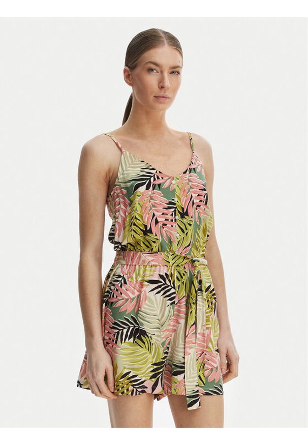 only - ONLY Kombinezon Nova 15305705 Zielony Regular Fit. Kolor: zielony. Materiał: wiskoza