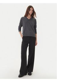Weekend Max Mara Sweter Fiocchi 2525366042 Szary Regular Fit. Kolor: szary. Materiał: wełna #3
