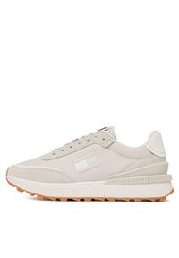Tommy Jeans Sneakersy Tjm Technical Runner EM0EM01265 Beżowy. Kolor: beżowy #5