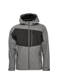 ZSPORT - Męska kurtka softshell Loap Ladan Gry -blk M - Wiatroszczelna i oddychająca. Kolor: czarny. Materiał: poliester, softshell. Sport: turystyka piesza #1