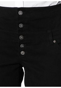 Spodnie z wysoką talią bonprix czarny. Kolor: czarny #7
