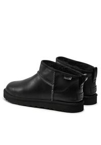 Ugg Śniegowce M Classic Ultra Mini Lthr Regen 1158191 Czarny. Kolor: czarny. Materiał: skóra #3