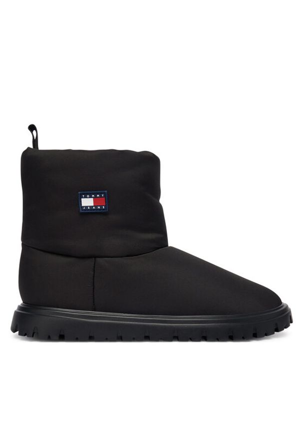 Tommy Jeans Śniegowce Tjw Snow Boot EN0EN02823 Czarny. Kolor: czarny. Materiał: materiał