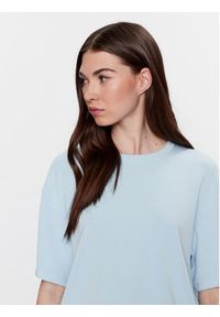 Moss Copenhagen T-Shirt 17525 Niebieski Basic Fit. Kolor: niebieski #3