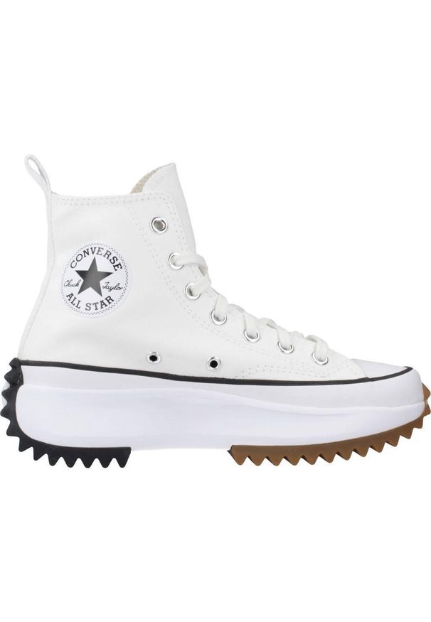 Trampki damskie Converse cu platforma Run Star Hike. Kolor: biały. Obcas: na platformie. Sport: bieganie