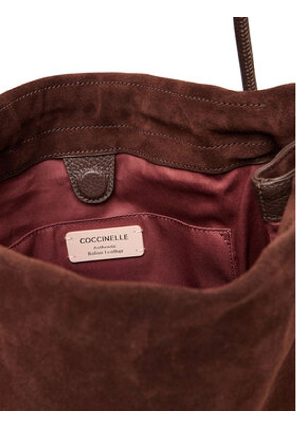 Coccinelle Torebka E1 SS6 11 01 01 E1 SS6 11 01 01 Brązowy. Kolor: brązowy. Materiał: skórzane, zamszowe