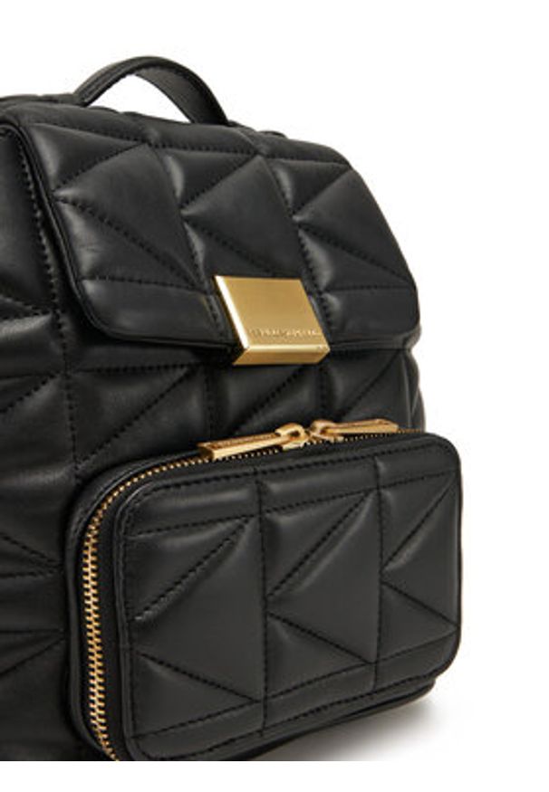 Karl Lagerfeld - KARL LAGERFELD Plecak A1W30436 Czarny. Kolor: czarny. Materiał: skóra