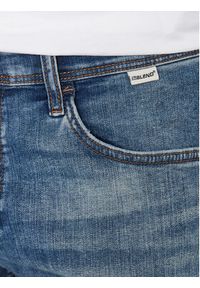 Blend Szorty jeansowe 20715200 Niebieski Regular Fit. Kolor: niebieski. Materiał: bawełna