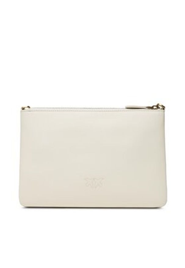 Pinko - PINKO Torebka Flat Classic PE 23 PCPL 100455 A0F1 Écru. Materiał: skórzane