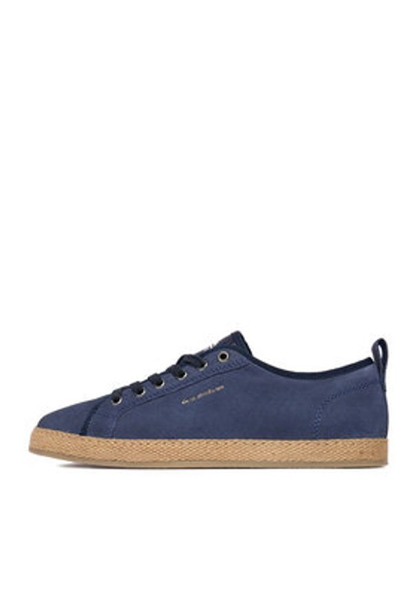 Quiksilver Espadryle EO-ESPRINT-07 MI08 Granatowy. Kolor: niebieski. Materiał: skóra, zamsz