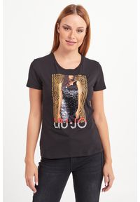 Liu Jo - T-SHIRT LIU JO. Okazja: na co dzień. Materiał: materiał. Styl: casual #5