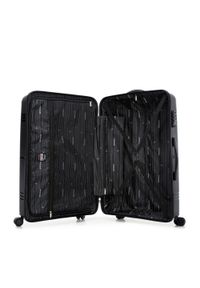 Wittchen - Duża walizka z polipropylenu jednokolorowa czarna. Kolor: czarny #3