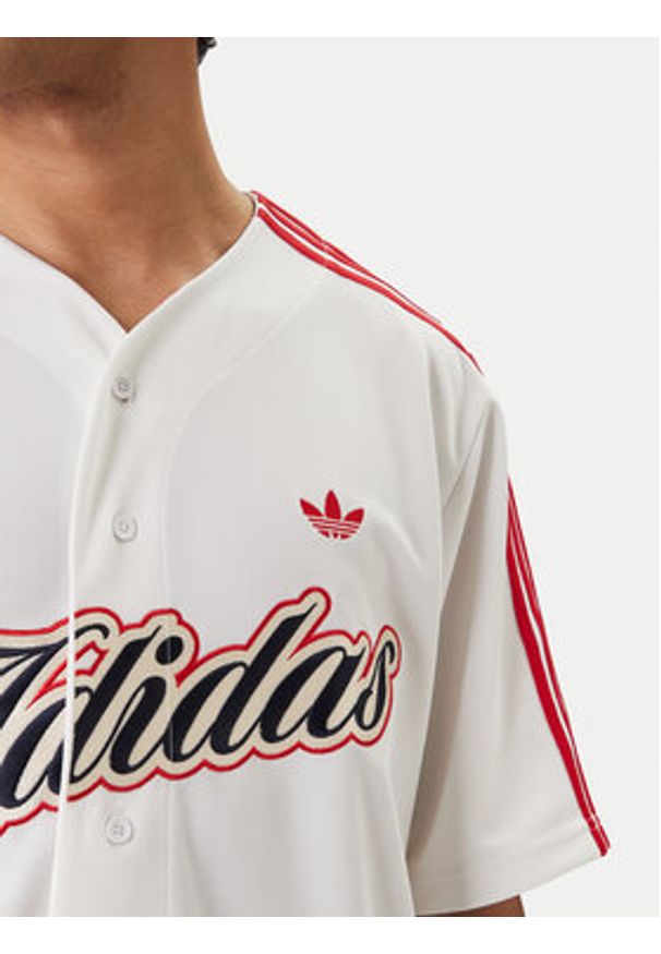 Adidas - adidas T-Shirt Summer League Varsity Baseball KD6563 Biały Oversize. Kolor: biały. Materiał: syntetyk