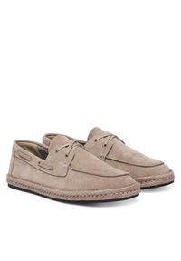 Calvin Klein Espadryle Hynrid Boat HM0HM02174 Beżowy. Kolor: beżowy. Materiał: skóra, zamsz #3