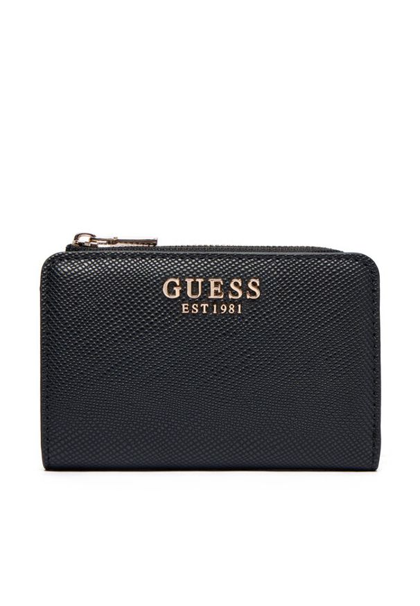 Guess Mały Portfel Damski Bolena Slg SWZG92 07156 Czarny. Kolor: czarny. Materiał: skóra