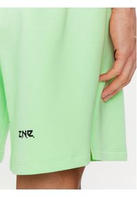 Adidas - adidas Szorty sportowe Z.N.E. Premium IR5233 Zielony Loose Fit. Kolor: zielony. Materiał: bawełna. Styl: sportowy #4
