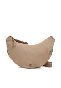 Calvin Klein Jeans Torebka Luna Nylon Sling Bag LV04K3095G Beżowy. Kolor: beżowy