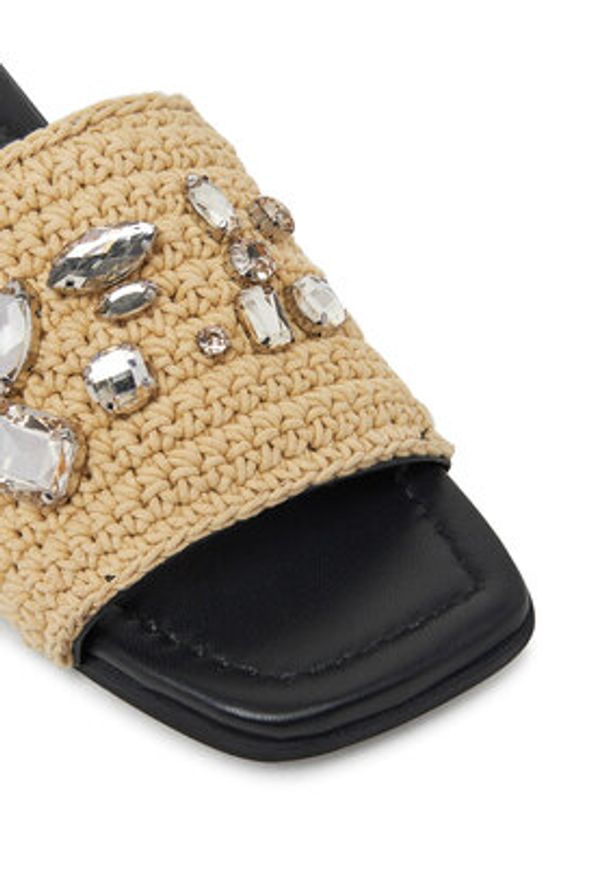 Inuikii Klapki Woven Strap Stones 70104-367 705 Beżowy. Kolor: beżowy. Materiał: materiał