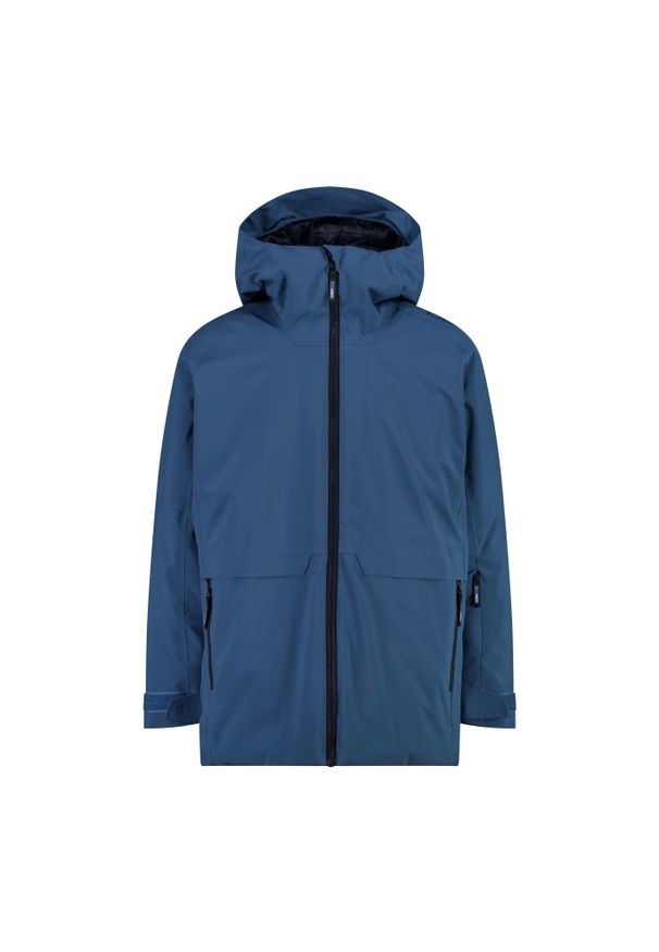 Kurtka dziecięca narciarska CMP 34W3994. Kolor: niebieski, wielokolorowy, czarny. Sezon: zima. Sport: narciarstwo