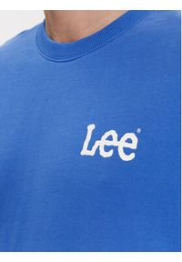 Lee Bluza Wobbly L81MFWA13 112330665 Niebieski Regular Fit. Kolor: niebieski. Materiał: bawełna