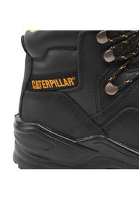 CAT Footwear Trapery Striver Bump St S3 P724913 Czarny. Kolor: czarny. Materiał: skóra