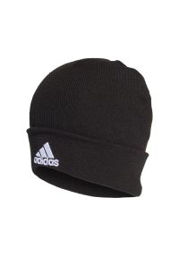 Adidas - Czapka adidas Beanie FS9022 - czarna. Kolor: czarny. Materiał: akryl, dzianina. Styl: sportowy