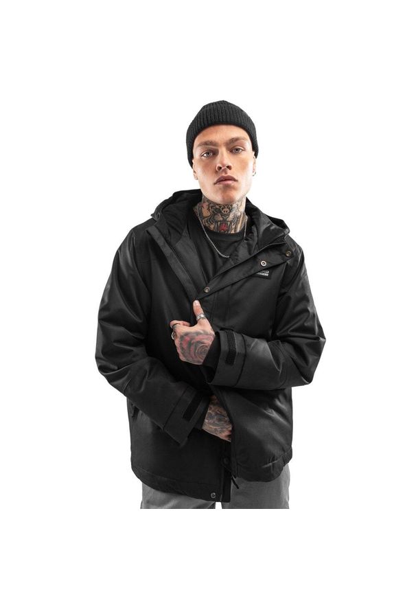 SIROKO - Kurtka lifestyle męska W4 Vostock LF. Kolor: czarny. Materiał: softshell