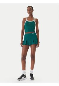 Adidas - adidas Top Seasonal Essentials Colorpop JZ0195 Zielony Slim Fit. Kolor: zielony. Materiał: bawełna #4