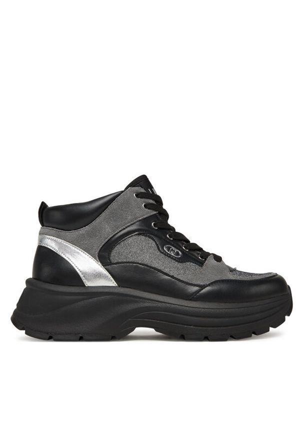 Liu Jo Sneakersy Eva 08 BF5037 PX742 Czarny. Kolor: czarny. Materiał: skóra