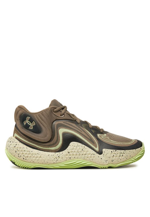 Buty do koszykówki Under Armour. Kolor: szary. Sport: koszykówka