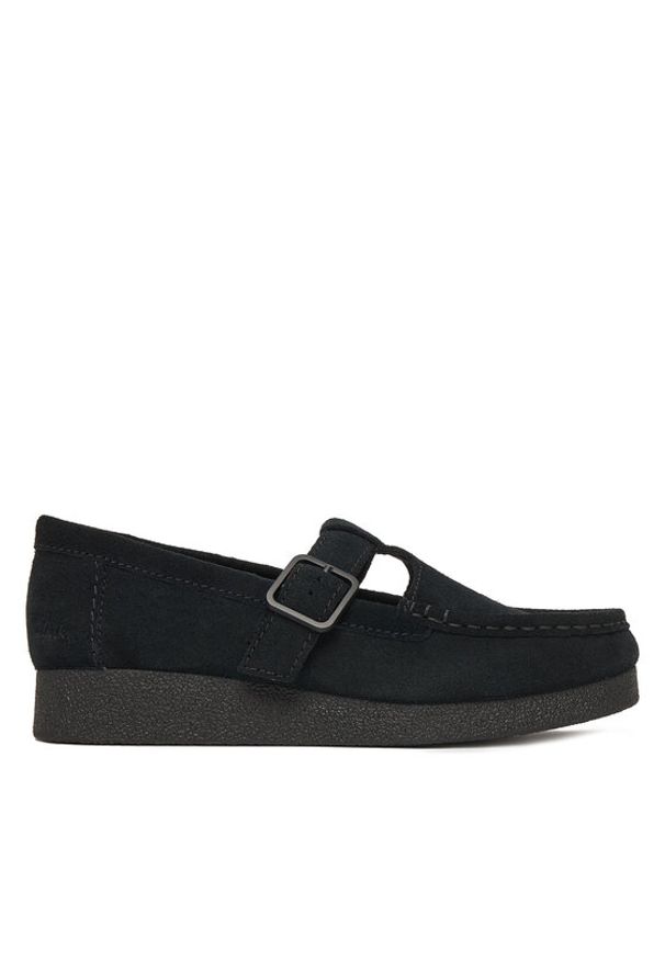 Clarks Półbuty WallabeeEVOBar 26183153 Czarny. Kolor: czarny. Materiał: zamsz, skóra