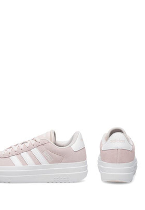 Adidas - adidas Sneakersy VL COURT BOLD IH9996 Beżowy. Kolor: beżowy. Materiał: syntetyk