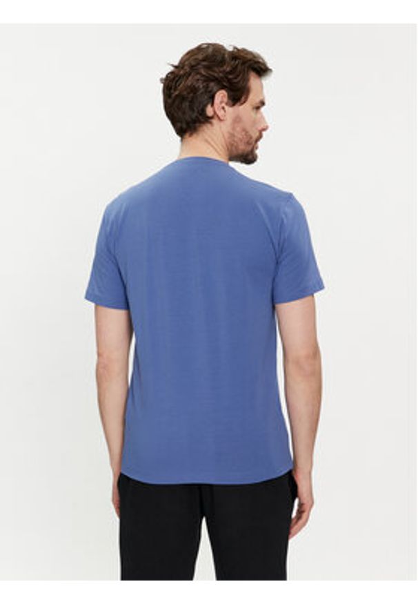 EA7 Emporio Armani T-Shirt 3DPT37 PJMUZ 1557 Niebieski Regular Fit. Kolor: niebieski. Materiał: bawełna