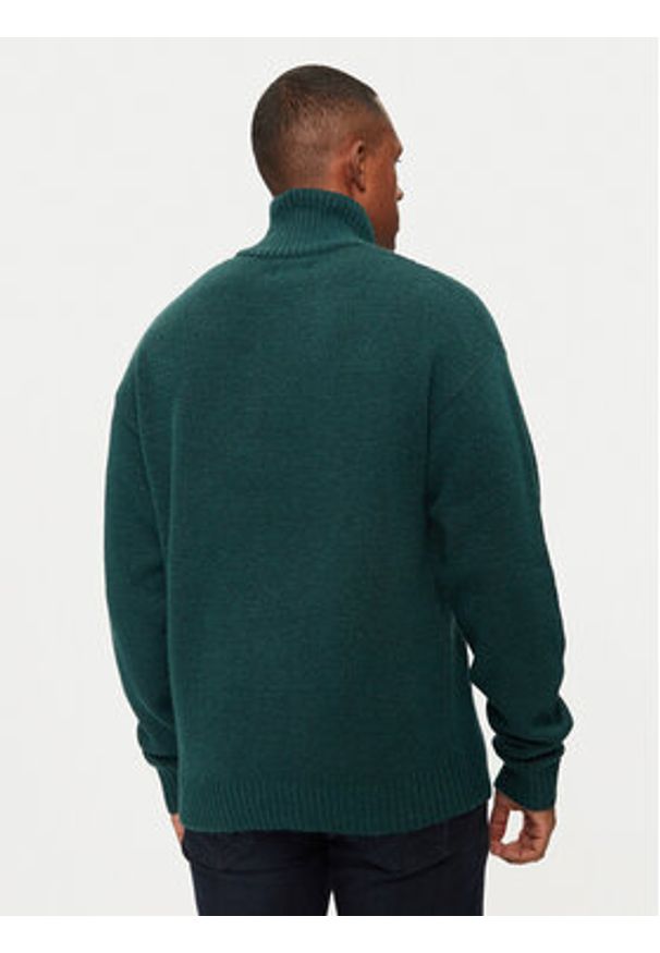 Jack & Jones Sweter Ollie 12241817 Zielony Relaxed Fit. Kolor: zielony. Materiał: syntetyk