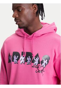 Adidas - adidas Bluza Jeremy Scott Pride JL7625 Różowy Oversize. Kolor: różowy. Materiał: bawełna #5