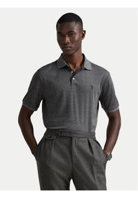 Polo Ralph Lauren Polo 710P07351001 Szary Slim Fit. Typ kołnierza: polo. Kolor: szary. Materiał: bawełna #1