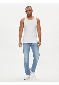 Jack & Jones - Jack&Jones Tank top Havana 12251771 Biały Regular Fit. Kolor: biały. Materiał: bawełna #5