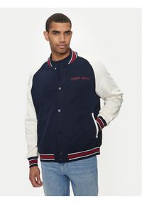 Tommy Jeans Kurtka bomber Varsity DM0DM19237 Granatowy Relaxed Fit. Kolor: niebieski