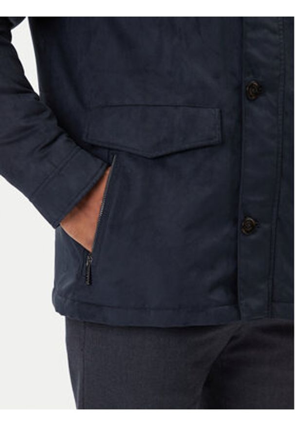 Bugatti Kurtka zimowa 877400 81018 M Granatowy Regular Fit. Kolor: niebieski. Materiał: syntetyk. Sezon: zima