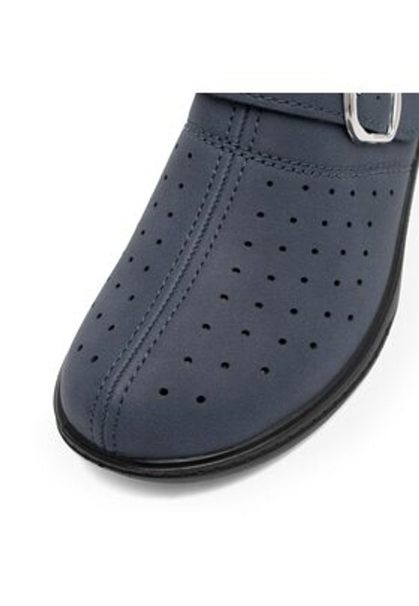 Clara Barson Klapki WS010904-01 Granatowy. Kolor: niebieski