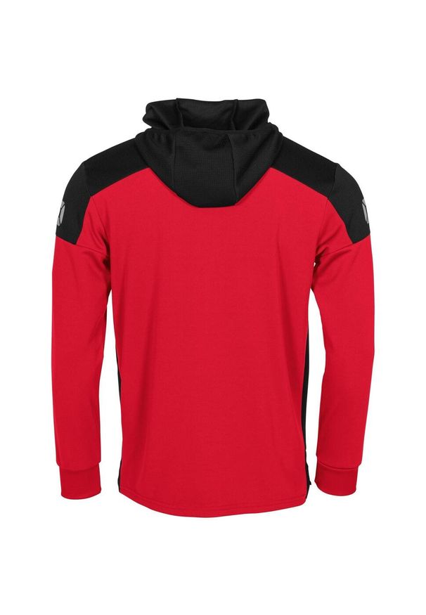 STANNO - Bluza dresowa z kapturem i zamkiem błyskawicznym Stanno Pride. Typ kołnierza: kaptur. Kolor: wielokolorowy, czarny, czerwony. Materiał: dresówka