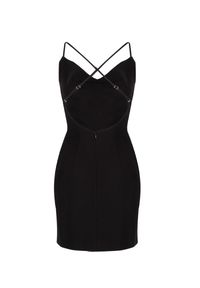 PAPROCKI&BRZOZOWSKI - Czarna sukienka mini. Kolor: czarny. Materiał: materiał. Styl: klasyczny. Długość: mini #6