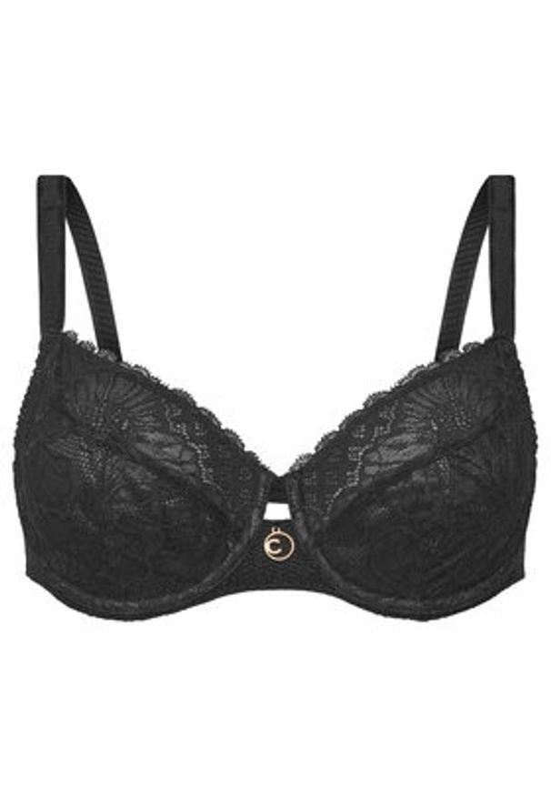 Chantelle Biustonosz z fiszbiną Sublime C19WMU Czarny. Kolor: czarny. Materiał: syntetyk