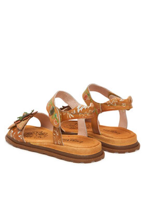 Laura Vita Sandały Brownieo 02 Beżowy. Kolor: beżowy. Materiał: skóra