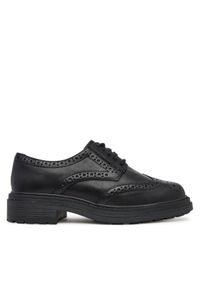 Clarks Oxfordy Orinoco3 Derby 26183170 Czarny. Kolor: czarny. Materiał: skóra