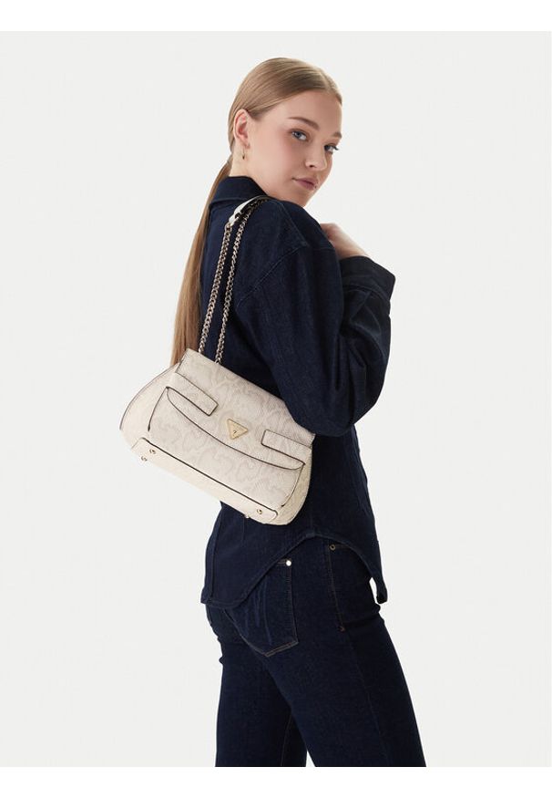 Guess Torebka 180599 Kolorowy. Kolor: beżowy. Wzór: kolorowy. Materiał: skórzane