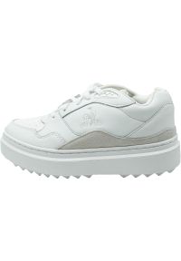 Adidasy Le Coq Sportif LCS T2000, Kobiety. Kolor: biały. Materiał: skóra, materiał. Sport: turystyka piesza