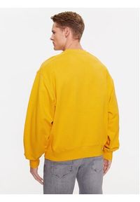 Tommy Jeans Bluza College Graphic DM0DM16804 Żółty Boxy Fit. Kolor: żółty. Materiał: bawełna