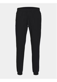 Jack & Jones - Jack&Jones Spodnie dresowe Will 12253727 Czarny Slim Fit. Kolor: czarny. Materiał: syntetyk #3